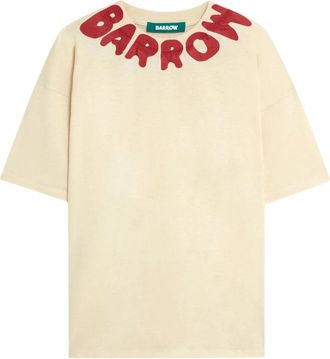 Barrow Jersey T-Shirt - Heren - T-shirts - Beige - XS - Katoen - Tops