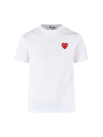 Comme Des Gar&ccedil;ons T-Shirt Con Strass Logo