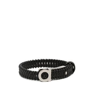 Ferragamo Bracelets, male, Black, Size: ONE SIZE Gancini Bracelet