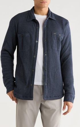 Buffalo Steel Thermal High Pile Fleece Lined Jacket in Heather Navy at Nordstrom Rack, Size Medium
