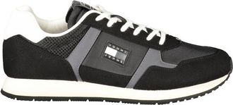 Tommy Hilfiger Mens Color Block Casual Sneakers - Black - Size EU 40