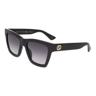 Gucci Sunglasses, unisex, Black, Size: 54 MM Square Frame Sunglasses
