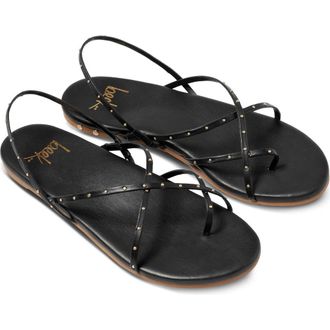 beek Palila Studded Leather Slingback Sandal in Black at Nordstrom, Size 12