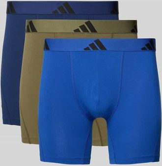 adidas Boxershorts mit elastischem Logo-Bund in Marine, Größe XXL
