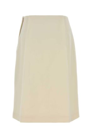 Jil Sander J03ma0291j70218 102 Porcelain Gonne Skirt