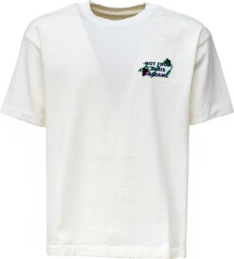 Dr&ocirc;le de Monsieur Vine Embroidered Heavy Jersey T-Shirt