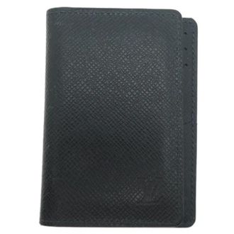 Louis Vuitton Pre-owned Taiga Wallet - Heren - Vintage Accessoires - Blauw - ONE Size - Leer - Vintage