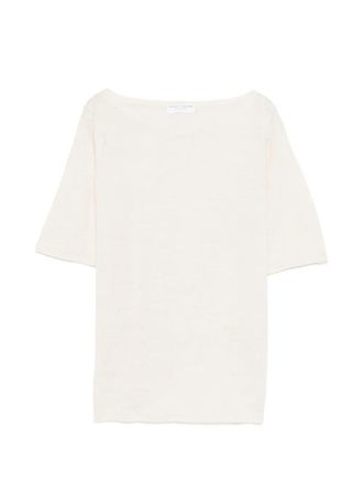 Majestic Linen Boat Neck Sweater