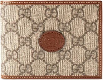 Gucci GG SUPREME BI-FOLD WALLET AND CARD HOLDER - Gucci - Man