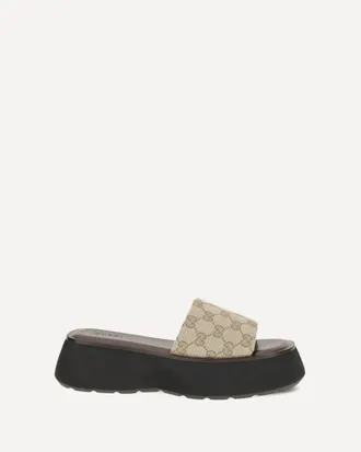 Gucci Oversized sole slider Sandals Female 39.5