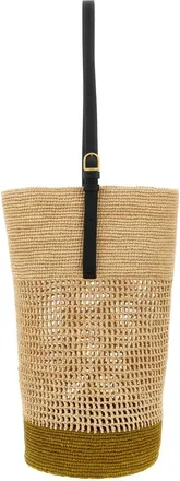 Khaite Billie Bucket Bag - Dames - Schoudertassen - Beige - ONE Size - Leer - Tassen