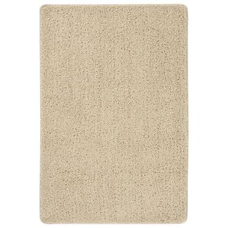 vidaXL Vidaxl - Alfombra Peluda Antideslizante Color Crema 140x200 Cm