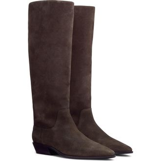 Reformation Dominique Knee High Boot in Boss Suede at Nordstrom, Size 10.5