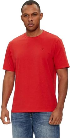 Guess Hombre, Camisetas, Rojo, Talla: M