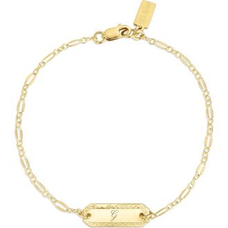 Set & Stones Cora Initial Bracelet in Gold /G at Nordstrom