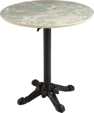 Macabane Conjunto n.&ordm; 1: mesa de bar plegable de 70 cm de di&aacute;metro, de cer&aacute;mica