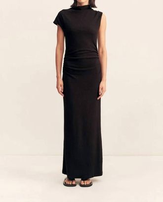 Shona Joy Beau Sleeveless Maxi Dress In Black
