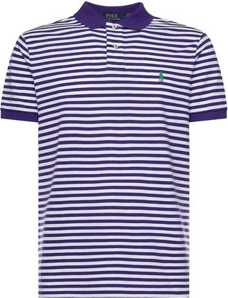 Polo Ralph Lauren Striped Cotton Polo Shirt With Logo
