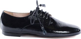Bally Womens Oxfords in Black Leather - Size UK 1