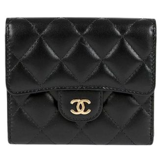 Chanel Pre-owned Wallets, female, Black, Size: ONE SIZE Pre-owned Ap0231 Classic Wallet