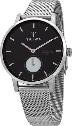 Triwa Ebony Svalan Quartz Black Dial Ladies Watch SVST103MS121212