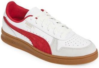 Puma Indoor Sneaker in Puma White-Dark Crimson-Gum at Nordstrom Rack, Size 9.5