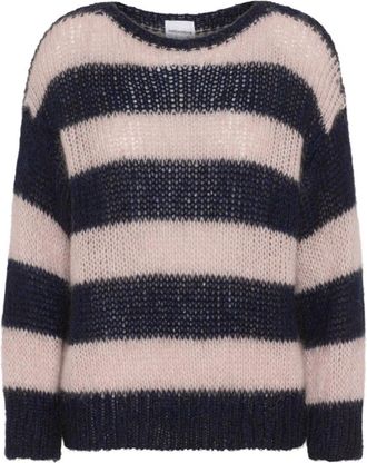 Americandreams Amira Knit Pullover - Dames - Ronde hals truien - Roze - S - Truien & Vesten