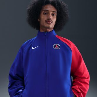 Nike Paris Saint-Germain 2004 Total 90 Reissue Nike Mens Soccer Replica Track Jacket in Blue | IH1872-417