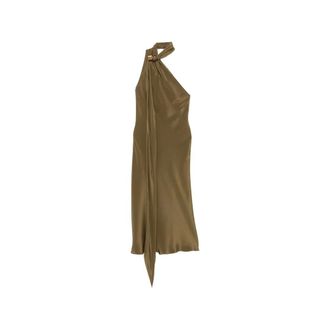 Max Mara Midi Dresses, female, Green, Size: 2XS Pianoforte Dress