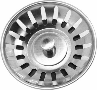 OEM Tappo Per Lavello, Scarico Da 8 Cm, Tappo Per Lavello In Acciaio Inox, Protezione Per Lavello Da Cucina E Bagno, Tappo Di Scarico