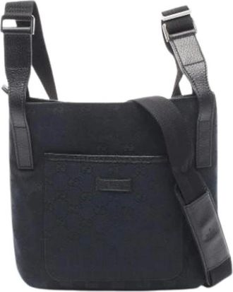 Gucci Pre-owned Cross Body Bags, female, Black, Size: ONE SIZE Pre-owned Vintage Handbag