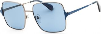 Max & Co. MO0072 14V Shiny Light Ruthenium/Blue