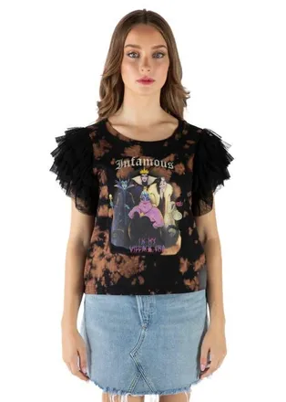 Disney Short Sleeve T-Shirt in Black Rust Wash at Nordstrom, Size Xx-Large