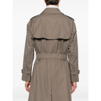 Caruso Double-breasted Belted Trench Coat