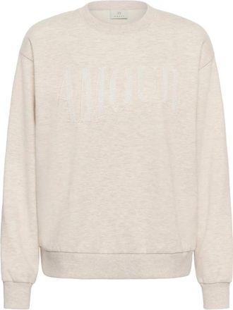 Kaffe Sweatshirts - Dames - Sweatshirts - Beige - S - Leer - Hoodies & sweatvesten