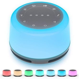 OEM M&aacute;quina De Sonidos Relajantes Para Dormir Con 24 Sonidos Naturales Y 7 Luces De Colores Que Simulan La Respiraci&oacute;n - Dispositivo Recargable De Ruido B