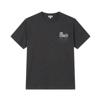 Kenzo Camiseta bordada Happy Tiger - Tops - Mujer - Negro - S