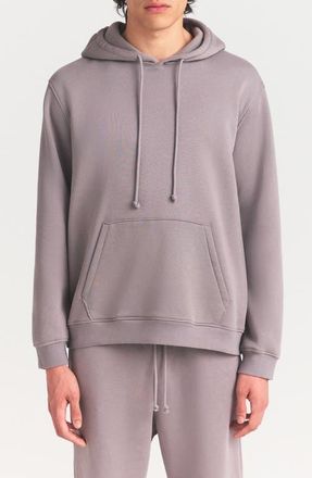 SKIMS Fleece Lounge Relaxed Hoodie in Shadow at Nordstrom, Size Xxx-Large