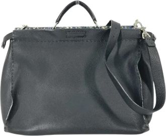 Fendi Pre-owned Leather fendi-bags - Dames - Vintage Handtas - Zwart - ONE Size - Leer - Vintage