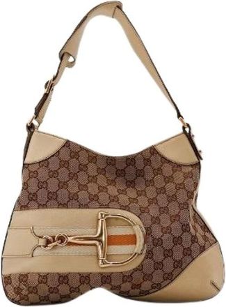Gucci Pre-owned Horsebit Hasler Pochette - - Pre-owned - Donna - Marrone - ONE SIZE