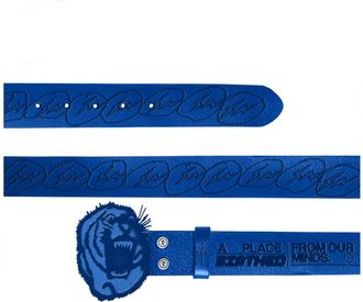 Travis Scott Cactus Jack For Fragment Logo Belt - Blue