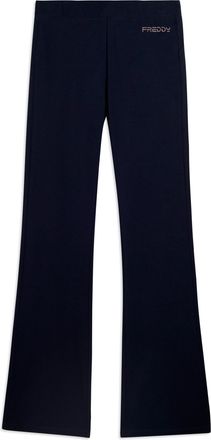 Freddy Leggings Aderenti con Fondo a Zampa e Vita Regular