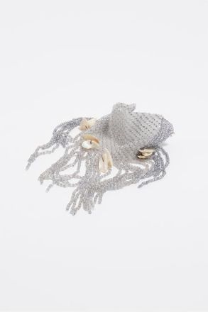 Bimba & Lola Mother-Of-Pearl Tassel Bracelet in Silver at Nordstrom