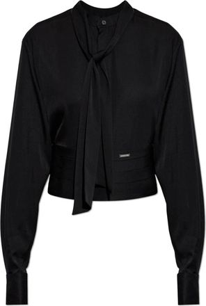 Dsquared2 Shirts - Dames - Overhemden - Zwart - M - Overhemden