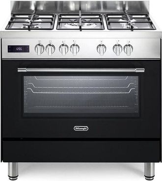 DeLonghi DeLonghi pro 96 ma ed cucina Elettrico Gas Nero, Acciaio inossidabile a