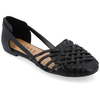 Journee Collection Women & apos;s Ekko Medium and Wide Width Flat Sandals