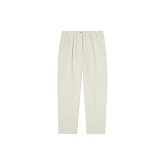 Aspesi Straight Trousers, female, Beige, XS, Stylish Trousers for Men