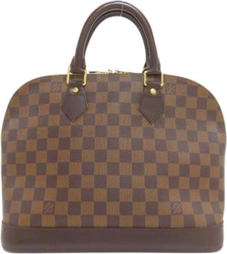 Louis Vuitton Pre-owned Handbags, female, Brown, Size: ONE SIZE Pre-owned Vintage Canvas Handbag
