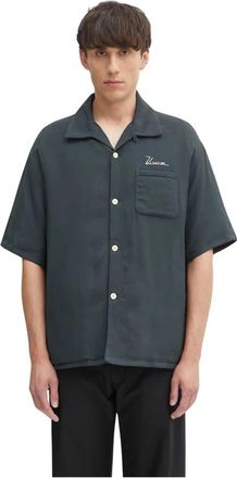 Visvim Short Sleeve Shirts - Heren - Korte mouwen Overhemden - Grijs - M - Overhemden
