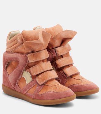 Isabel Marant Bekett suede high-top sneakers
